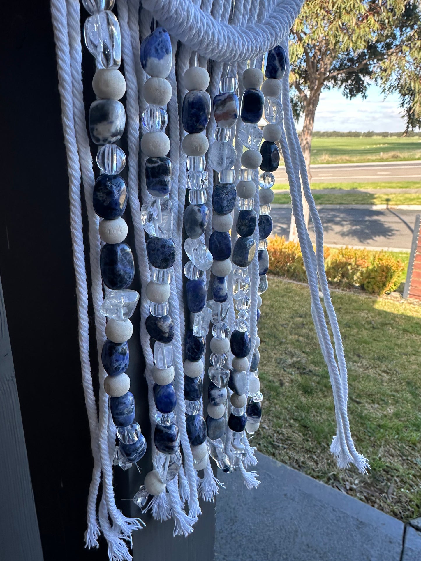 Sodalite dream catcher