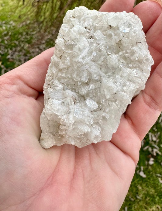 Apophyllite cluster