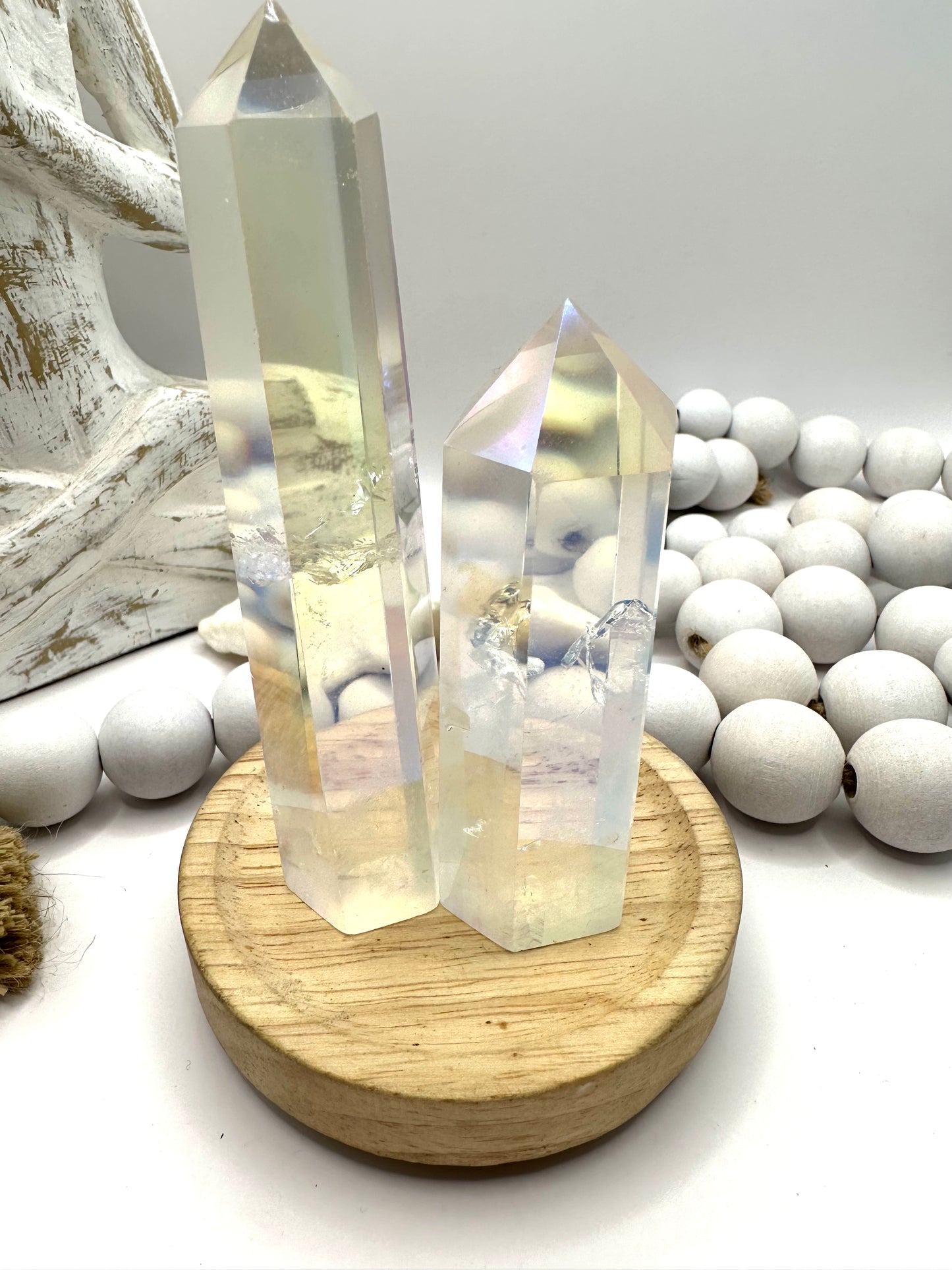 A grade aura quartz point