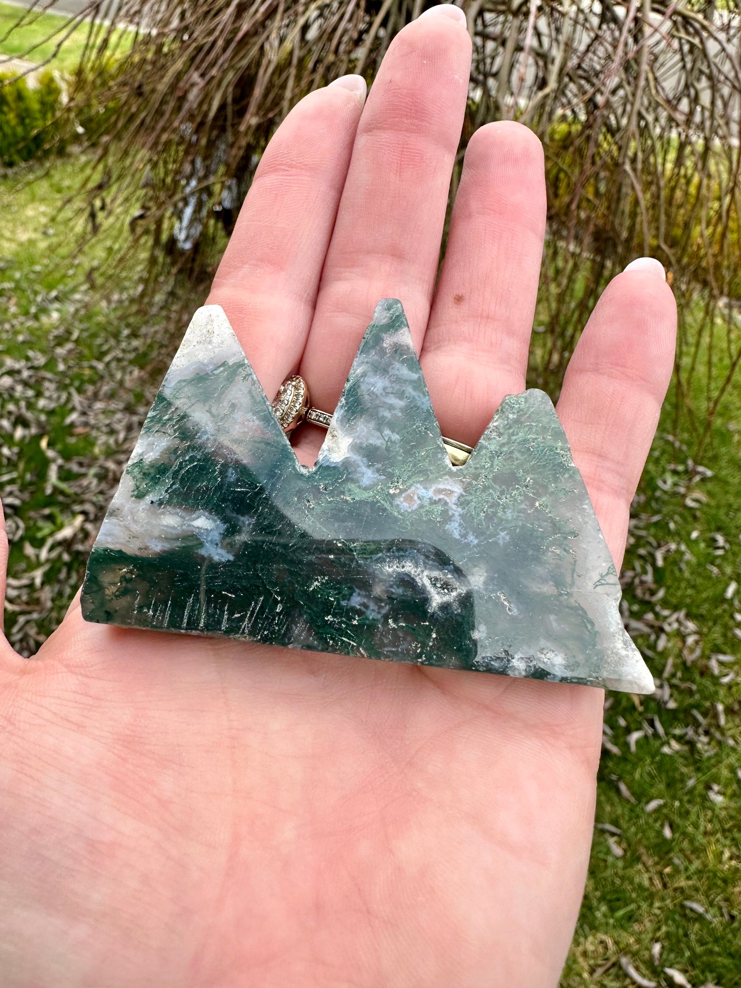 Moss agate mountain