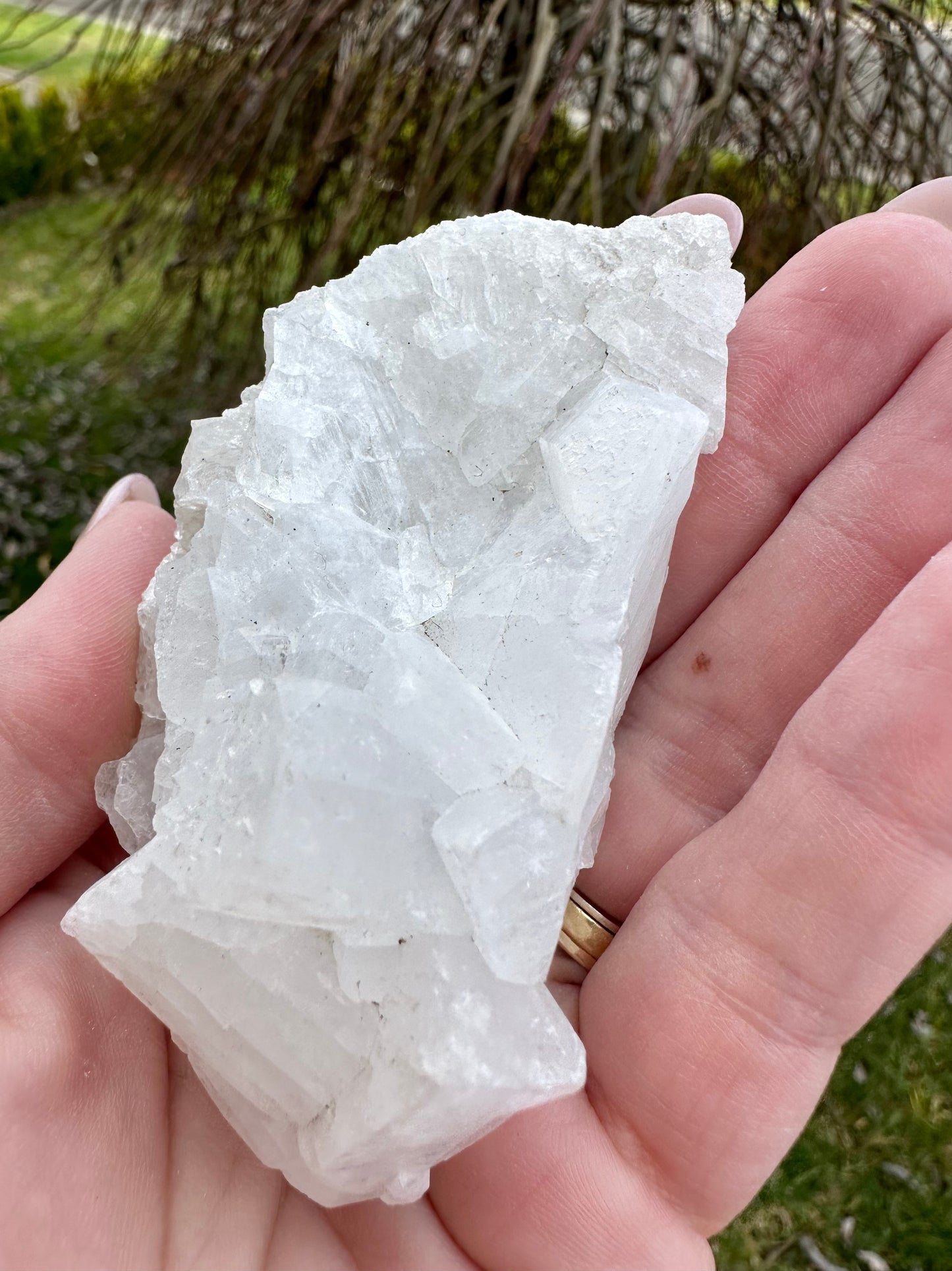 Apophyllite cluster