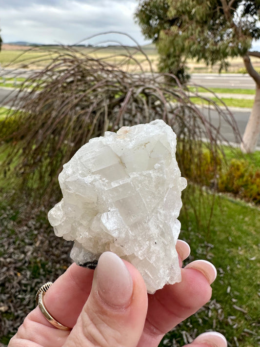 Apophyllite cluster