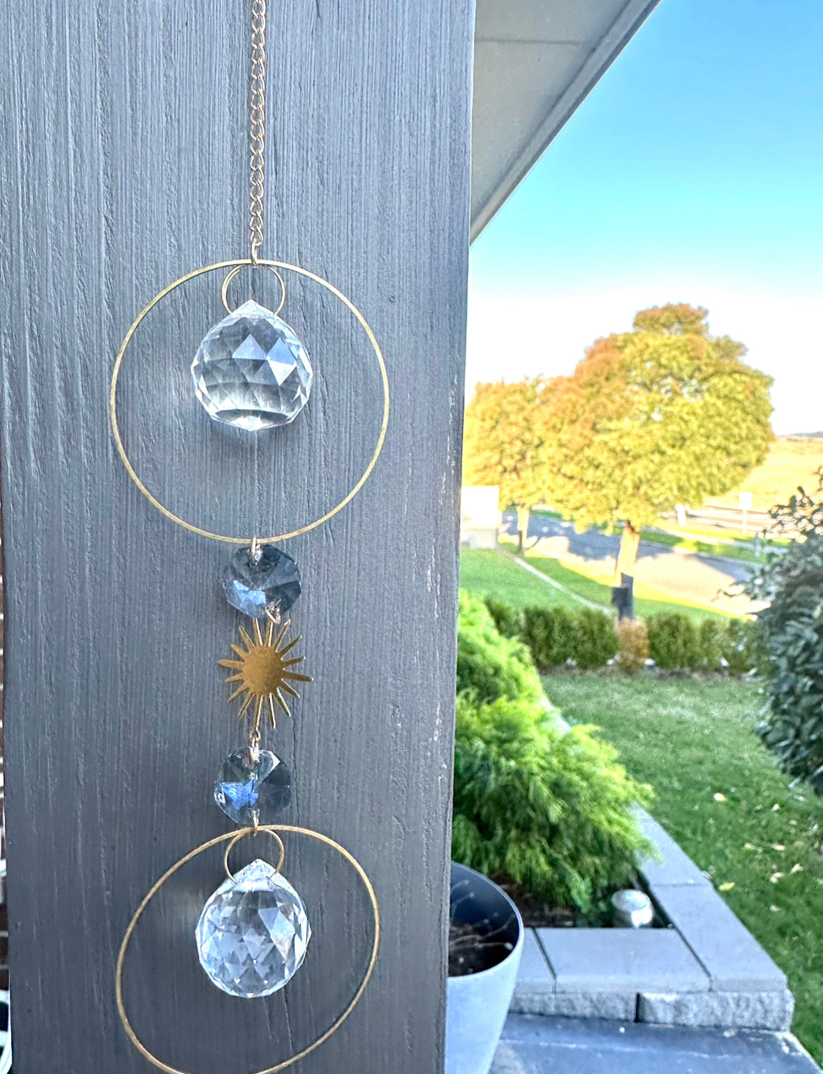 Double hoop suncatcher