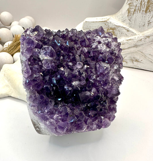 Amethyst cluster large