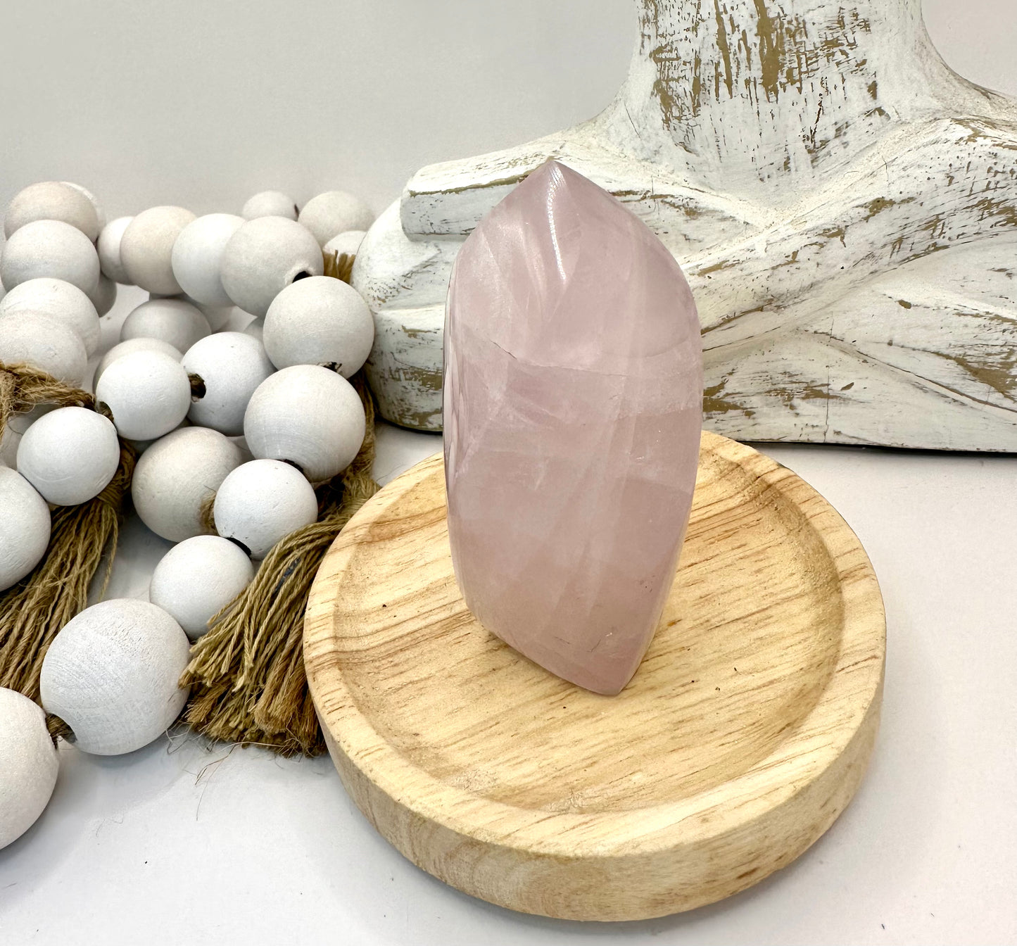 Rose quartz flame