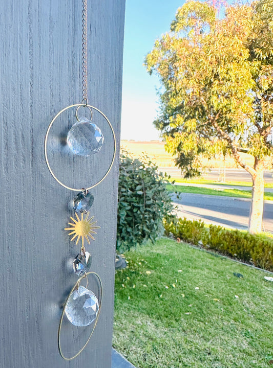 Double hoop suncatcher