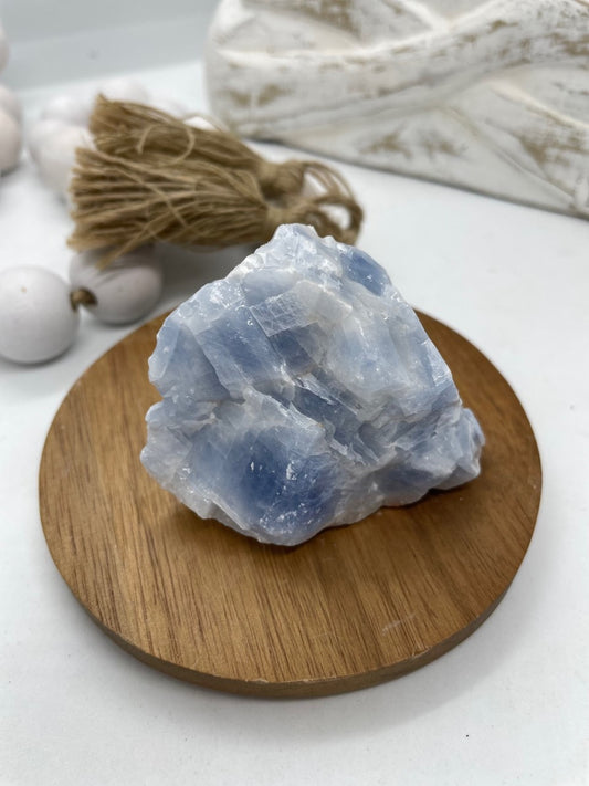 Blue calcite chunk