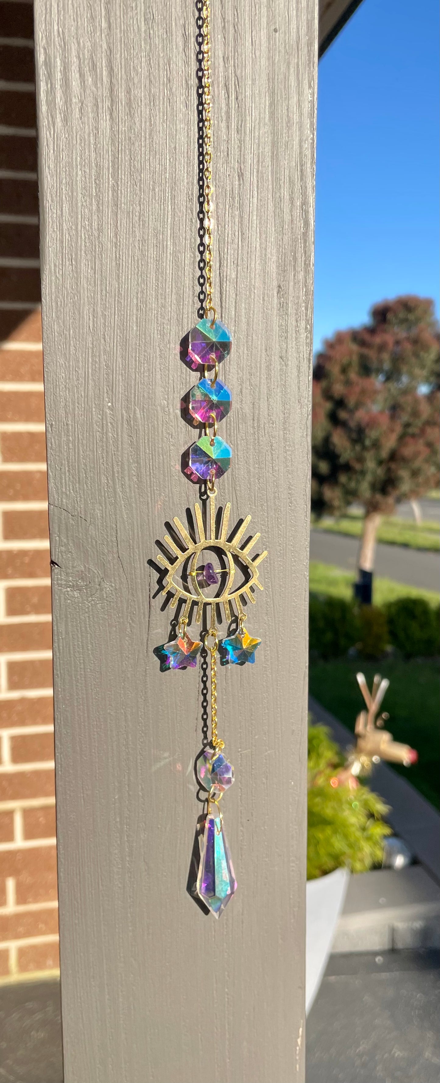 Evil eye sun catcher