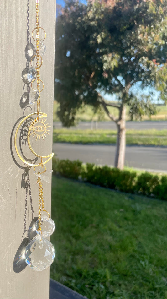 Sun & moon suncatcher