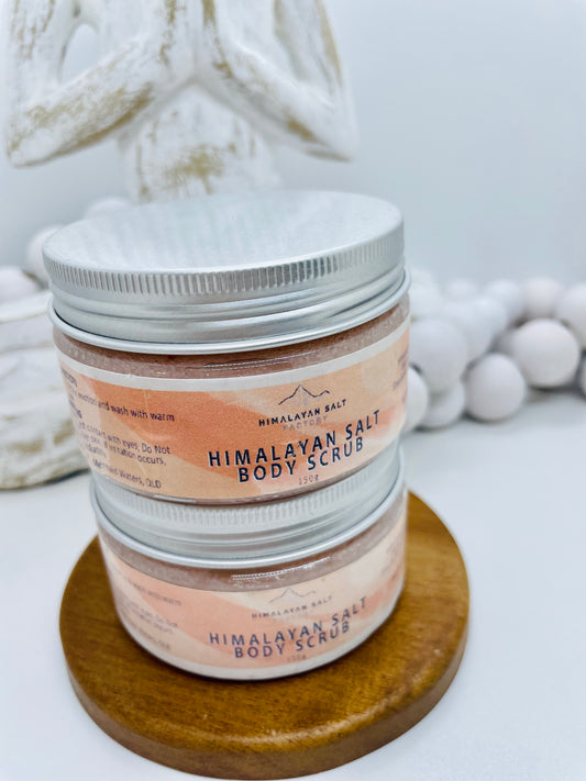 Himalayan salt body scrub