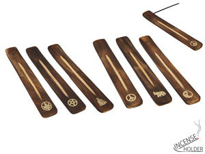 Wooden incense holder