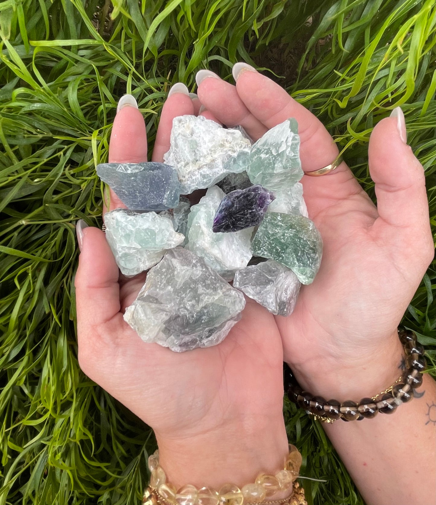 Rainbow fluorite –