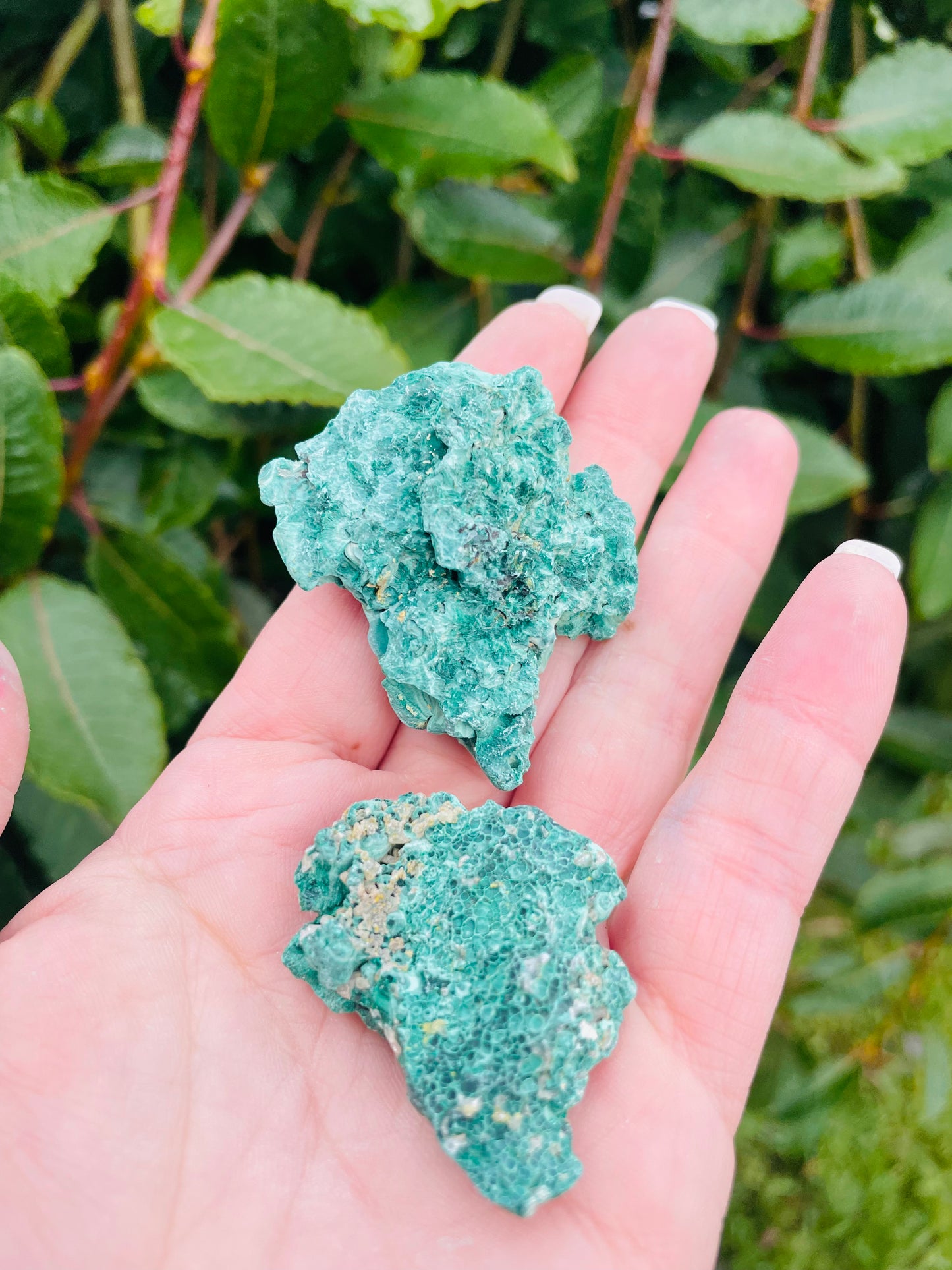 Raw malachite