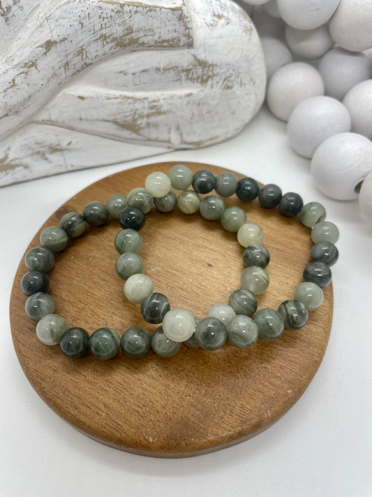 Green jasper bracelet