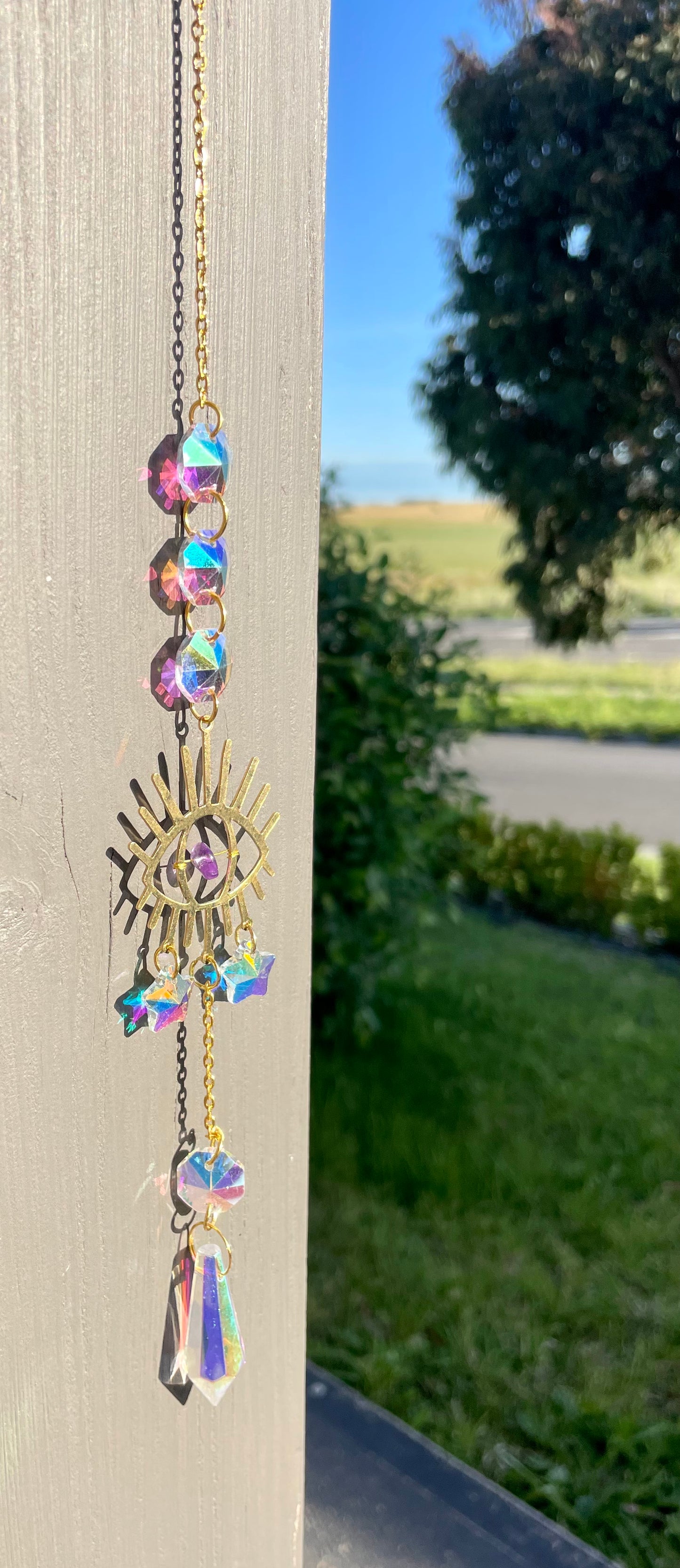 Evil eye sun catcher