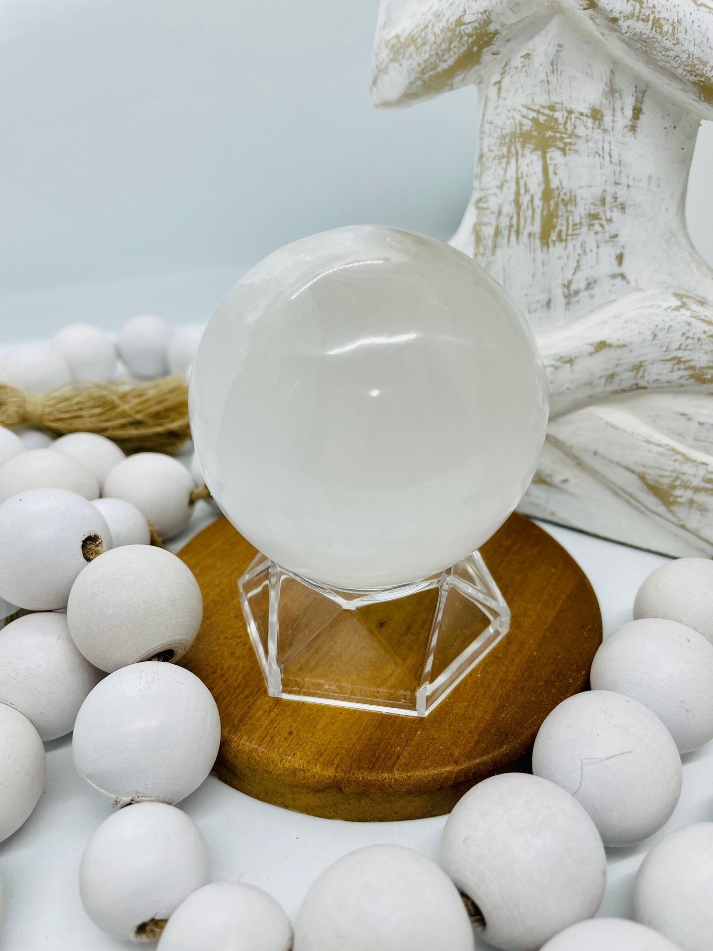 Selenite sphere