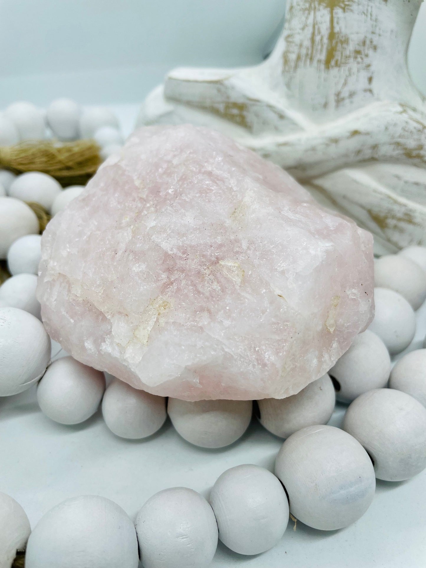 Rose quartz chunk large